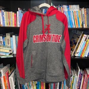 Alabama Crimson Tide Gray and Red Hoodie